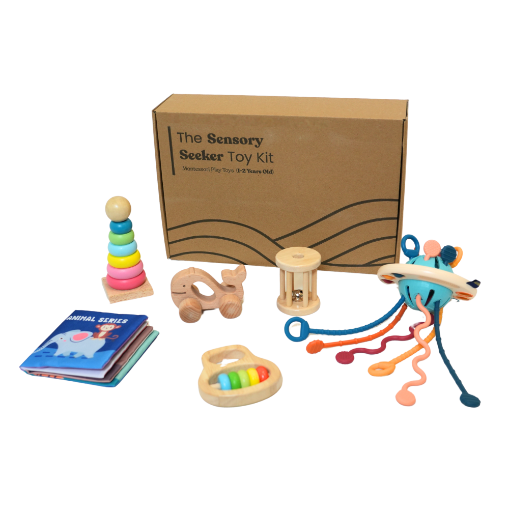The Sensory Seeker Montessori Toy Kit