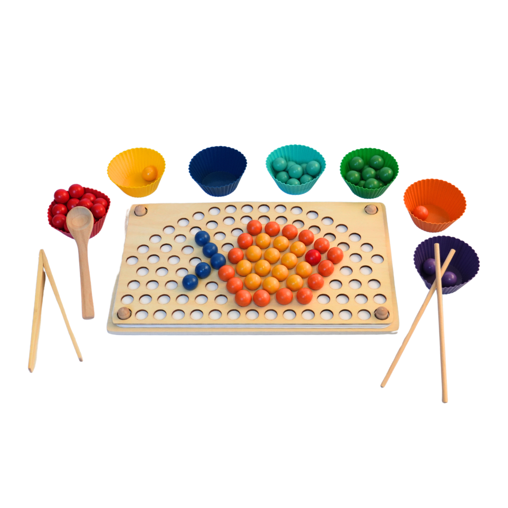 Rainbow Sorting Wood-Board