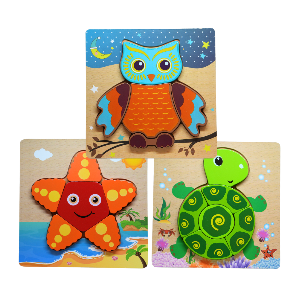 3D Animal Puzzle Set (3)