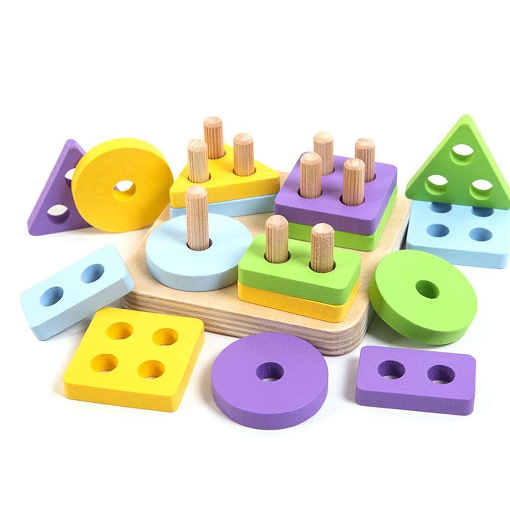 Wooden Shape Sorting Board