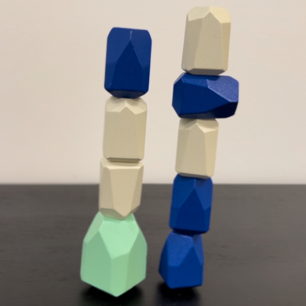Wooden Balancing Stones