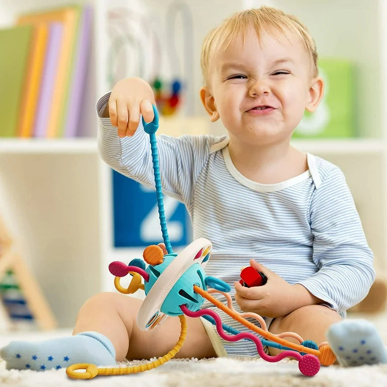 Silicone Sensory Pull Toy