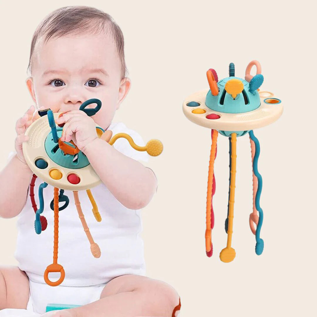 Silicone Sensory Pull Toy