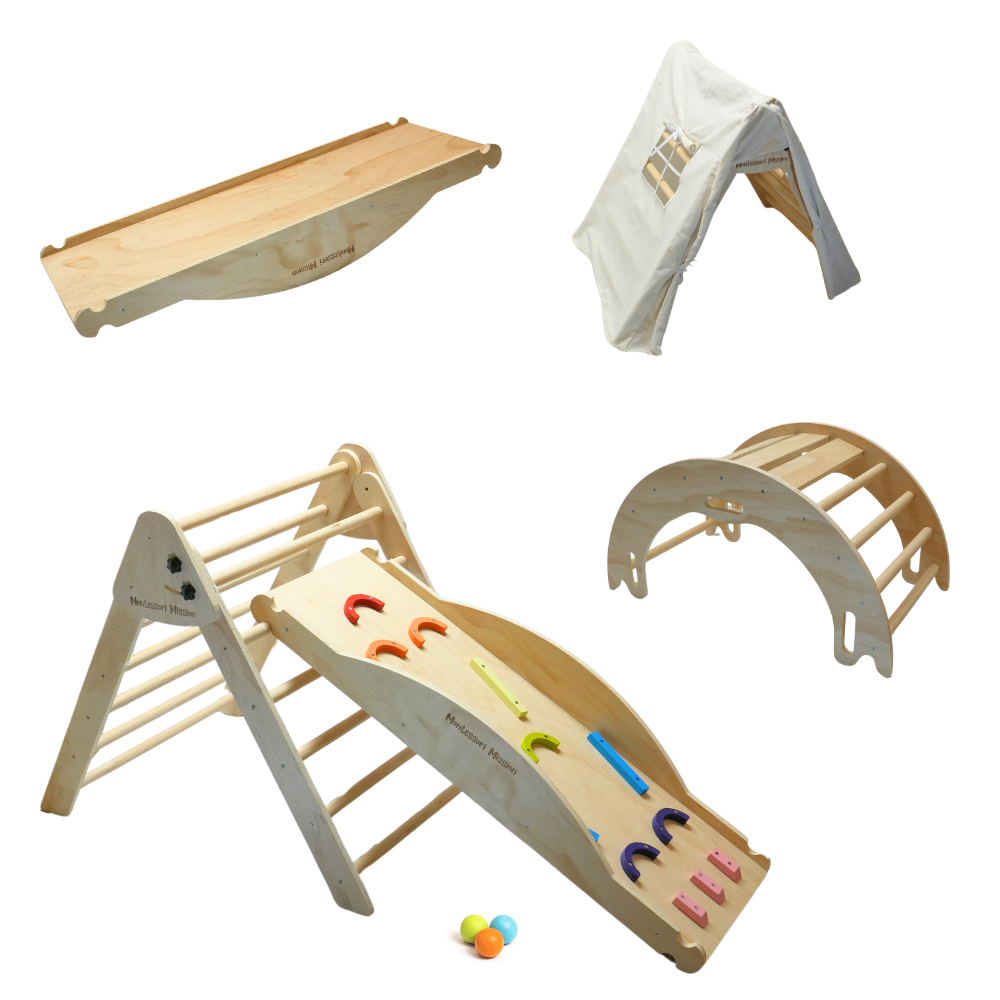 Montessori Mission™ 6-in-1 Climbing Set
